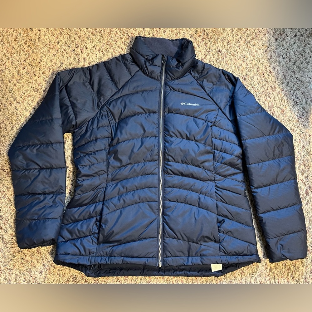 Columbia navy blue coat XL